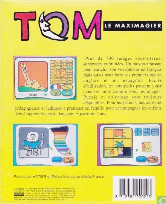 Tom Le Maximagier dos