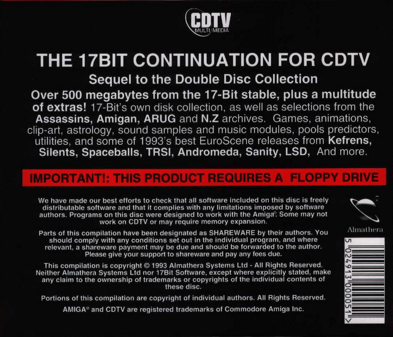 17 Bit Continuation Disc - Dos