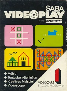 Muehle, Tontauben-Schiessen, Kreatives Malspiel, Videoscope
