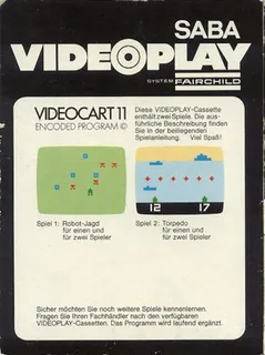 Videocart-13: Robot War, Torpedo Alley dos