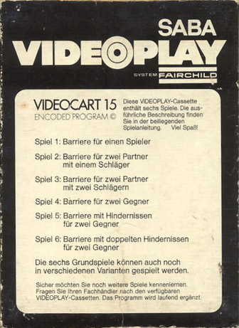 Videocart-17: Pinball Challenge - Dos