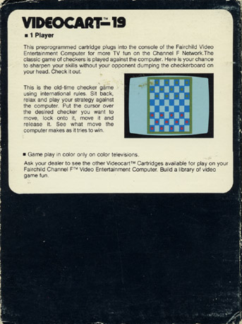 Videocart-19: Checkers - Dos