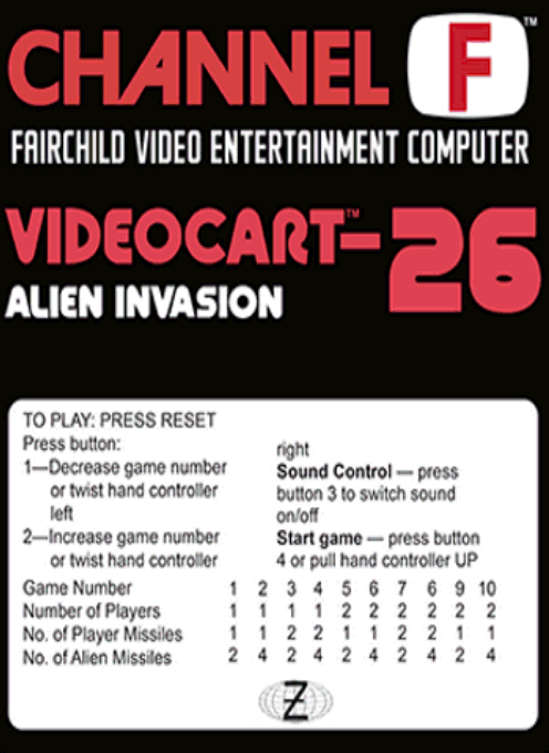 Videocart-26: Alien Invasion
