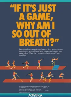 Activision Decathlon, The dos