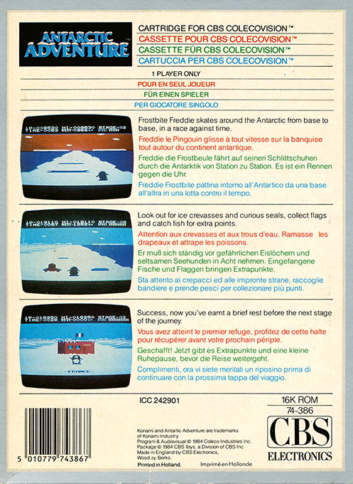 Antarctic Adventure - Dos