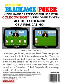 Ken Uston Blackjack-Poker dos