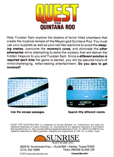 Quest for Quintana Roo dos