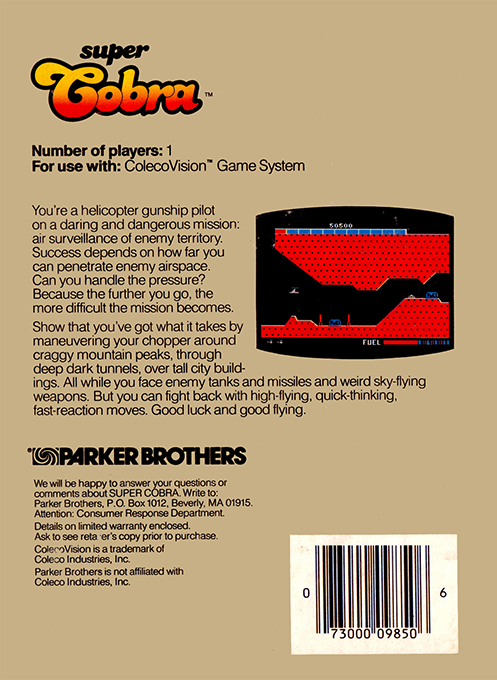 Super Cobra - Dos