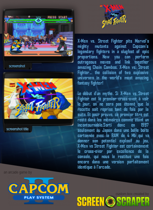 X-Men vs. Street Fighter - Dos