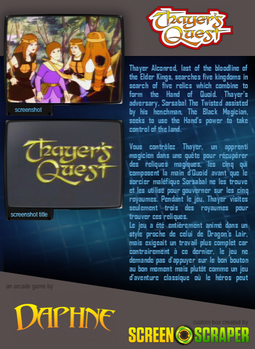 Thayer's Quest - Dos