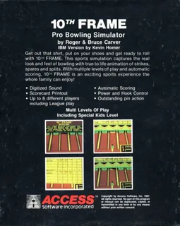 10th Frame dos