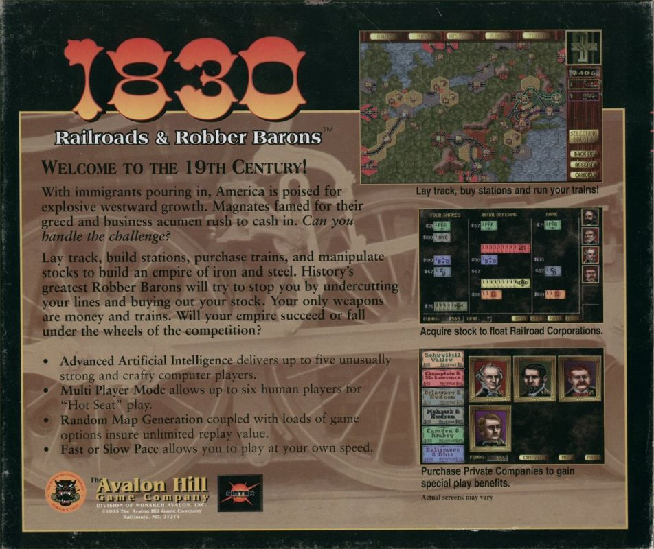1830 : Railroads and Robber Barons - Dos