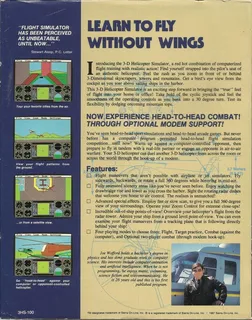 3-D Helicopter Simulator dos