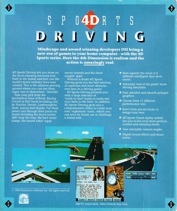 4D Sports - Driving - Dos
