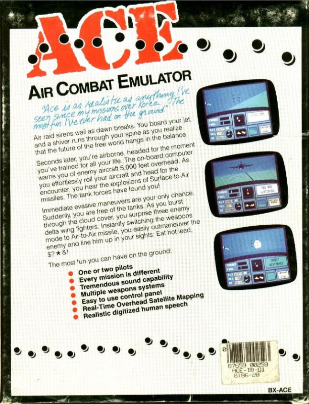 ACE : Air Combat Emulator dos