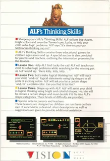 Alf's Thinking Skills dos