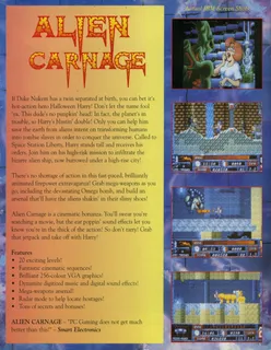 Alien Carnage Original Install dos