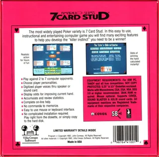 Amarillo Slim 7 Card Stud - Dos