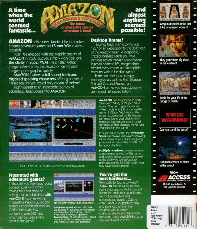 Amazon : Guardians of Eden - Dos