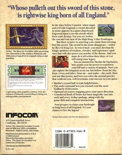 Arthur : The Quest for Excalibur dos