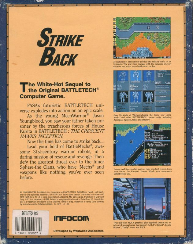 BattleTech : The Crescent Hawks' Revenge - Dos