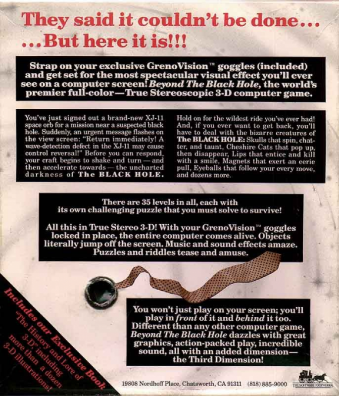 Beyond the Black Hole - Dos