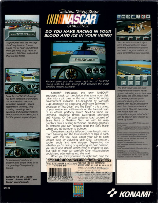 Bill Elliott's Nascar Challenge - Dos