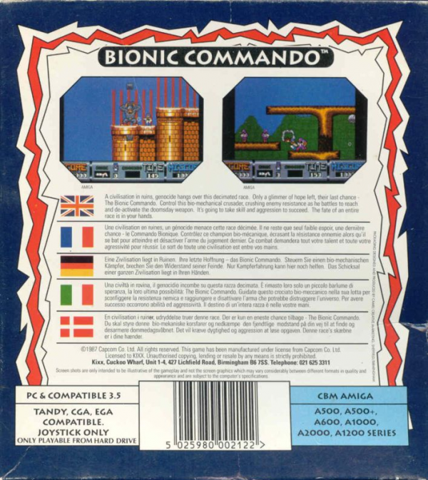 Bionic Commando - Dos