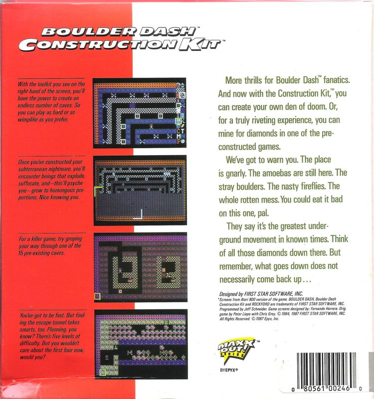 Boulder Dash Construction Kit dos