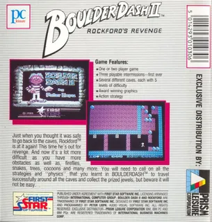 Boulder Dash II : Rockford's Revenge dos