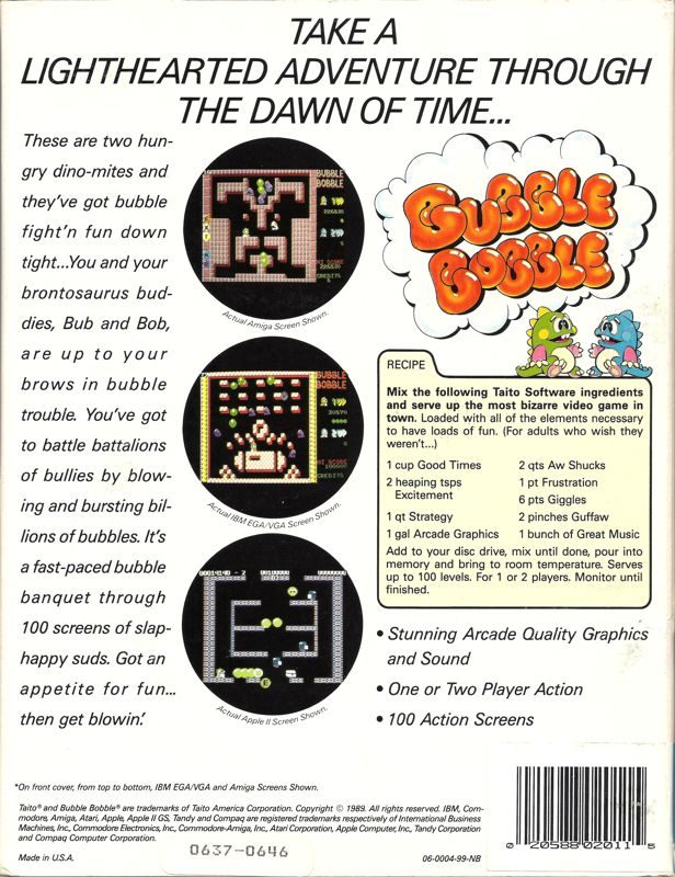 Bubble Bobble dos