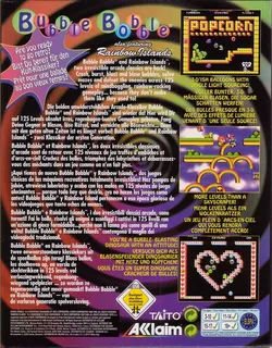 Bubble Bobble Featuring Rainbow Islands dos