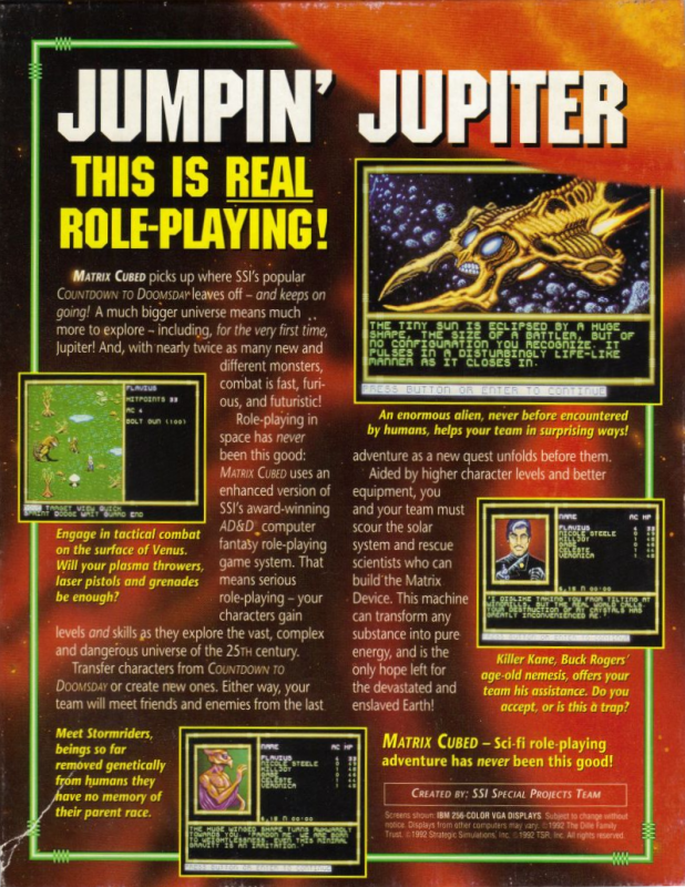 Buck Rogers : Matrix Cubed dos