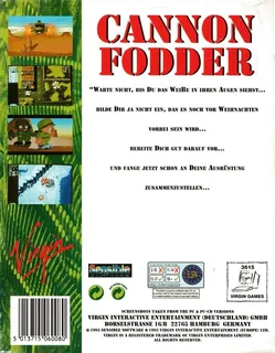 Cannon Fodder dos