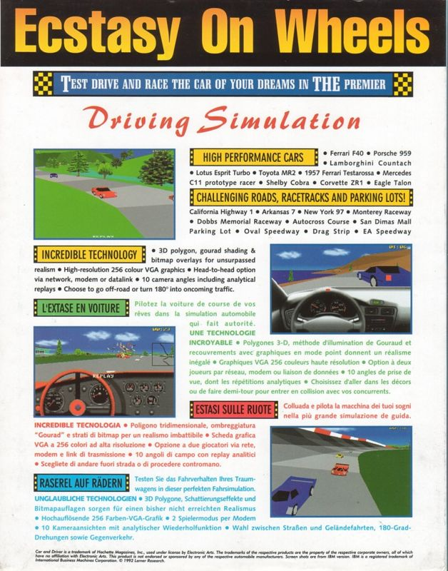 Car and Driver - Dos