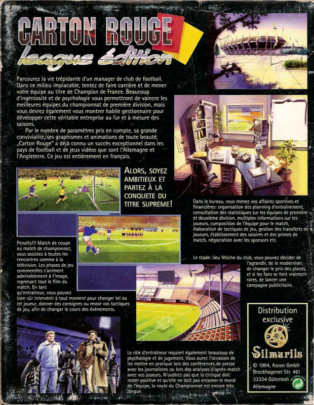 Carton Rouge : League Edition dos