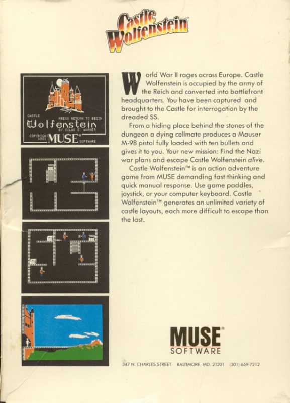 Castle Wolfenstein - Dos