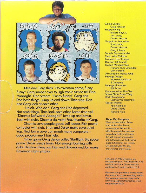 Caveman Ugh-Lympics dos