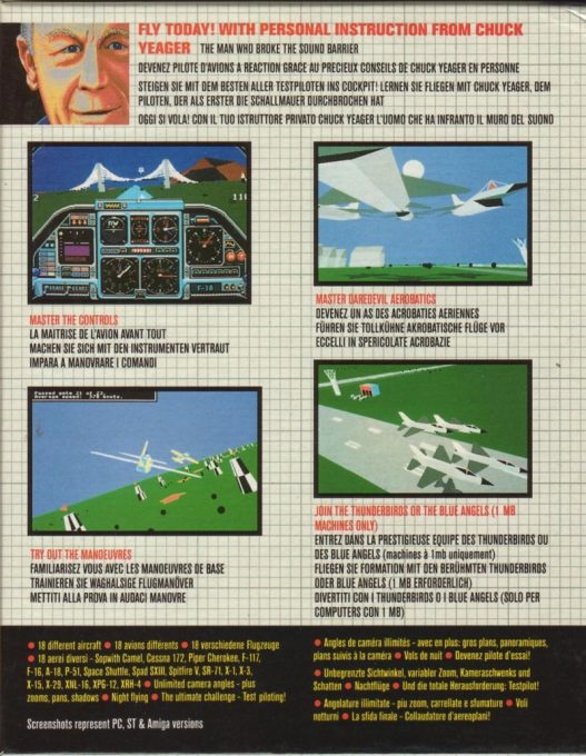 Chuck Yeager's Advanced Flight Trainer 2.0 - Dos