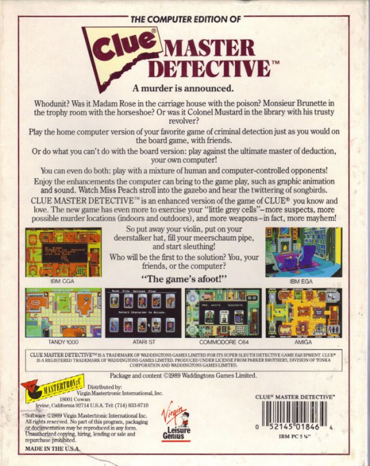 Clue : Master Detective - Dos
