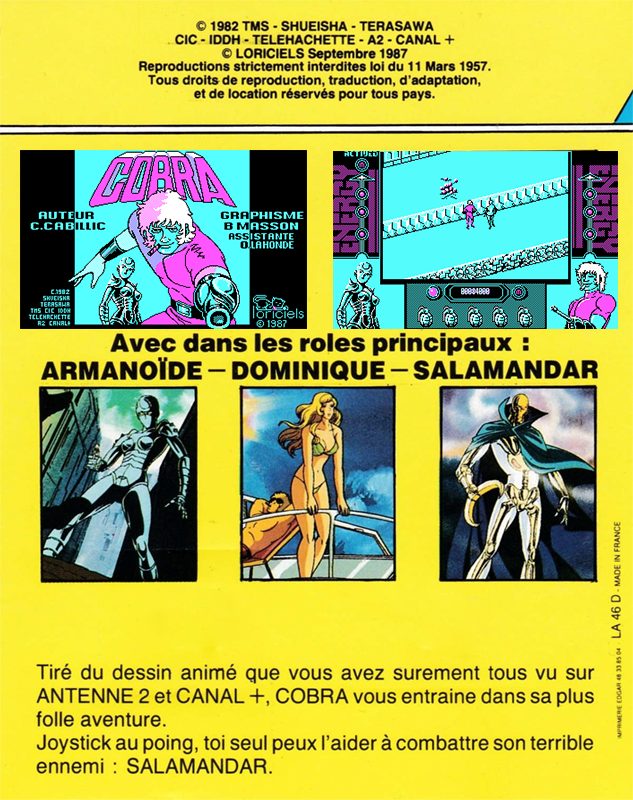 Cobra (Loriciels) dos