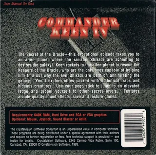 Commander Keen IV : Secret of the Oracle dos