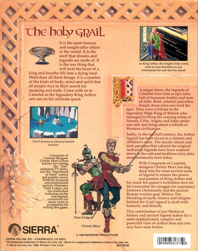 Conquests of Camelot : The Search for the Grail dos