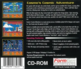 Cosmos Cosmic Adventure Forbidden Planet dos