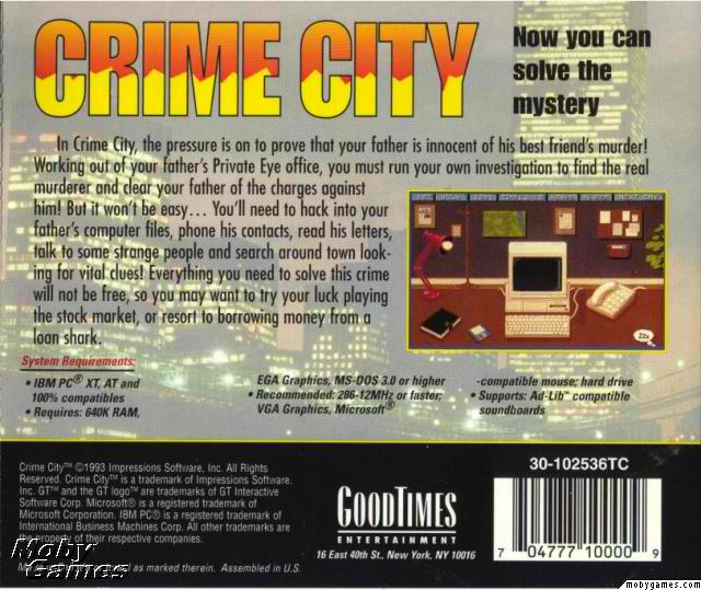 Crime City dos