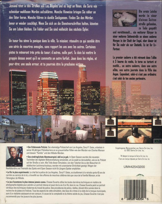 Daryl F. Gates Police Quest : Open Season dos