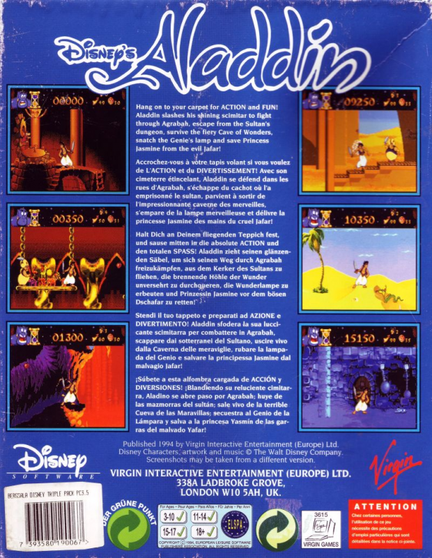 Disney's Aladdin - Dos