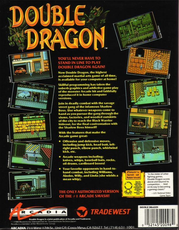 Double Dragon dos