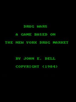 Drug Wars : A Game Based on the New York Drug Market