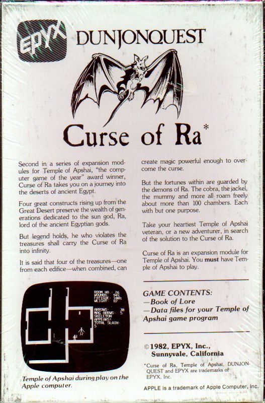 Dunjonquest : Curse of Ra dos